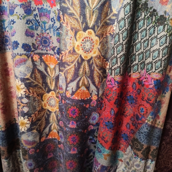 OPAL "BUTTERSOFT" BALLET DRESS - BLUE PATCHWORK - XL Natural Life - Picture 8 of 9